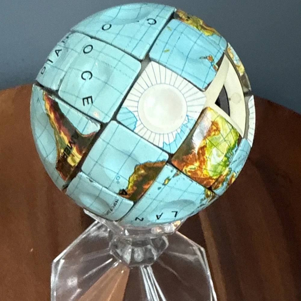 Vintage‎ Hungarian Magic Globe Puzzle Spatial Logical Game Rubik Style Hungary